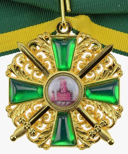 Baden Orden vom Zähringer Löwen Kommandeurkreuz mit Schwertern Orden Abzeichen 