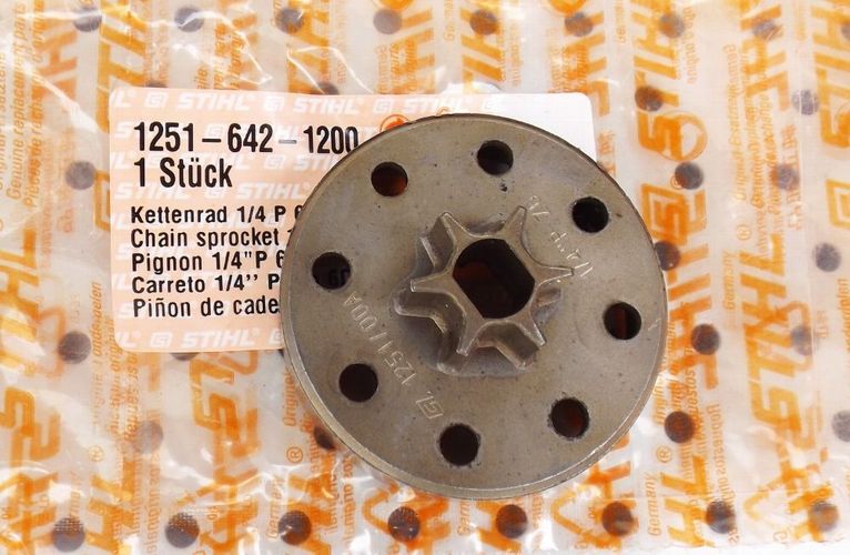 Original STIHL Kettenrad Ritzel  1/4" 1,1mm 6Z MSA160C  1251 642 1200