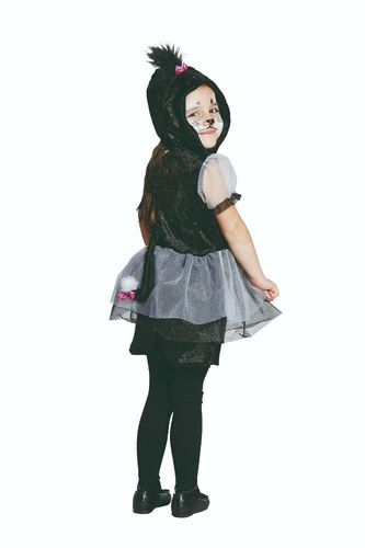 Katze Rubie's Kostüm für Kinder Schwarz