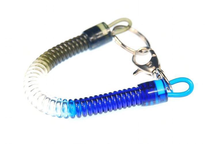 Spiral Schlüsselanhänger Spirale Gummi Mode & Accessoires Accessoires Manschettenknöpfe 