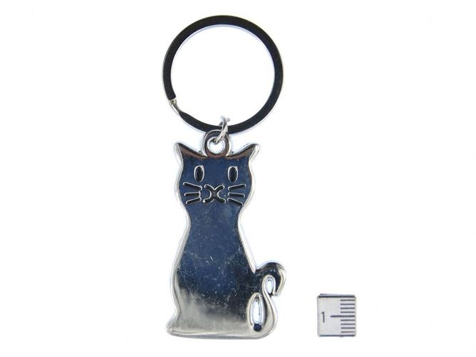 Katze Schlüsselanhänger Miniblings Anhänger Mode & Accessoires Accessoires Manschettenknöpfe 