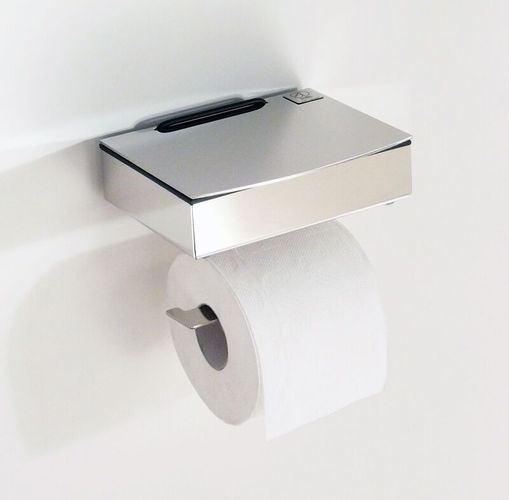 Schönbeck Design Toilettenrollenhalter und Feuchttücherbox Feuchttuchbox matt 