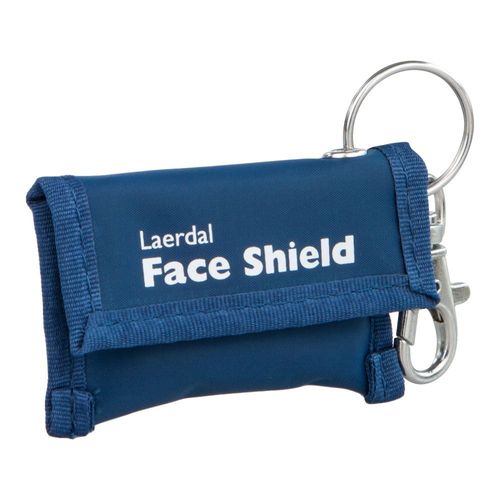 Laerdal Face Shield Beatmungstuch im Schlüsselanhänger blau 1 St -  Medipolis Intensivshop