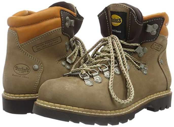 NEU Dockers Bergsteiger-Stiefel Wanderstiefel Damenschuhe Schuhe Boots Leder 
