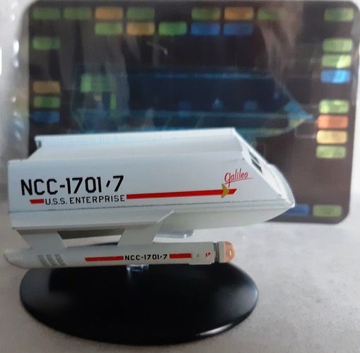 Star Trek Shuttle #1 The Galileo from USS Enterprise NCC-1701 EAGLEMOSS englisch 