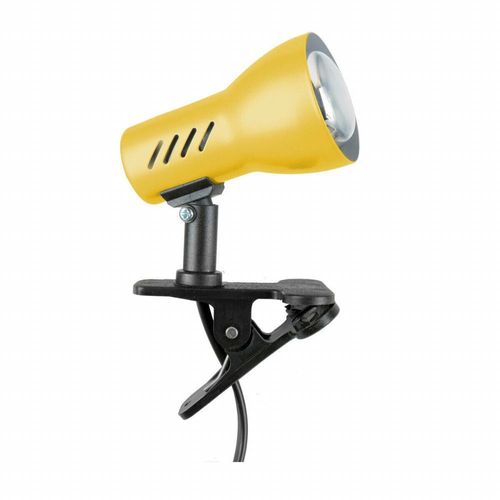 Spot-Light Klemmleuchte Clampspot Klemmlampe gelb E27 60W Büro Schreibtisch