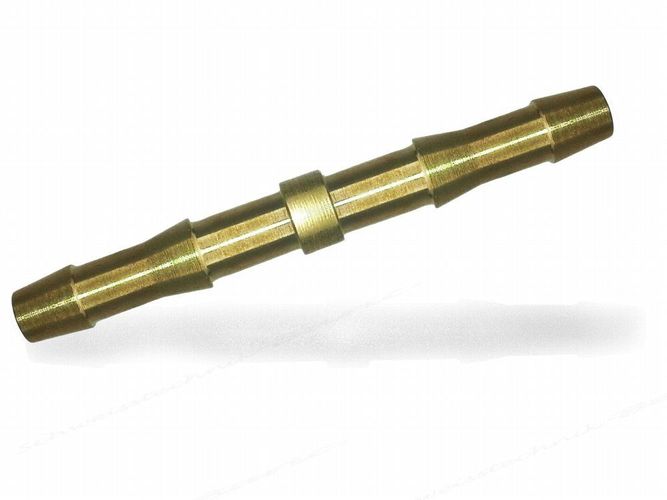 Doppelschlauchtülle Schlauchverbinder Rohr Verbinder Messing 4,0mm 4mm Schlauch 