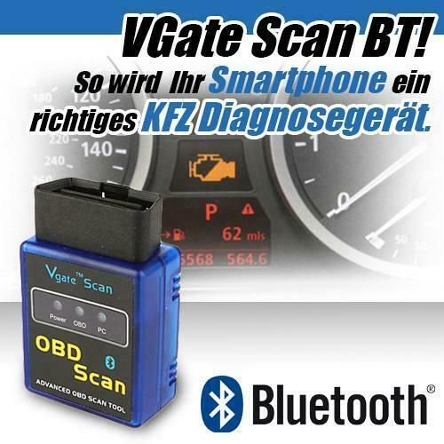 Vgate Mini OBD2 Bluetooth Adapter Android für VW BMW MERCEDES OPEL VOLVO FORD 
