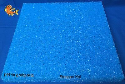 Filtermatte 100x100x3 cm PPI 10/20/30 Filterschaum Koi Teich Filter 