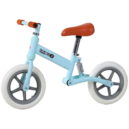 HOMCOM Laufrad mit Stoßdämpfer Kinderrad Lauflernrad Balance Bike 2-5 Jahre 