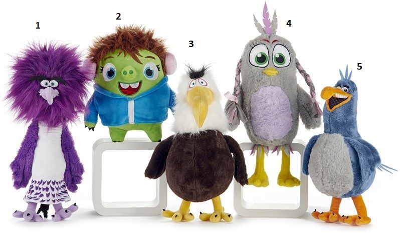 Angry Birds Friends Freunde Plüsch ca Courtney 22cm grüner Vogel 2 
