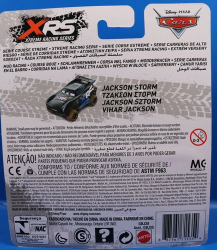 Jackson Storm Schlammrennen Disney Cars XRS Xtreme Racing Serie 