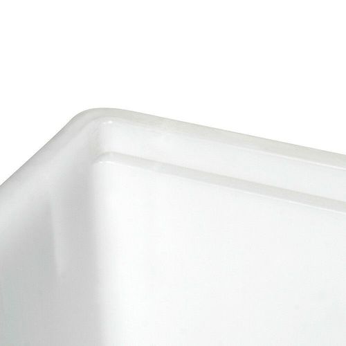 Kunststoffwanne mit U-Rand, lebensmittelecht, 150 Liter, LxBxH 820x635x375  mm, weiß kaufen bei