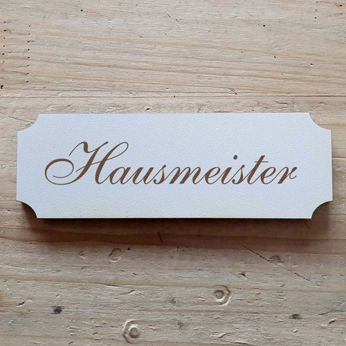 Türschild  « Hausmeister » Schild 15 x 5 cm Schild 01 