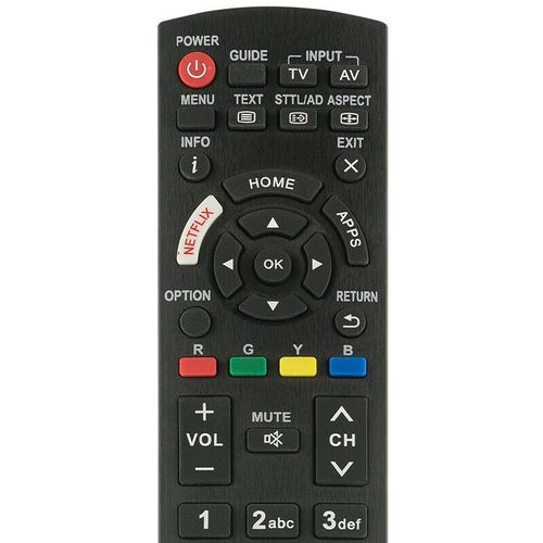Panasonic Ersatzfernbedienung für EUR7651110 Fernseher TV Remote Control Neu 