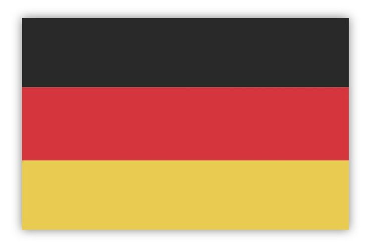 Deutschland Flagge' Sticker