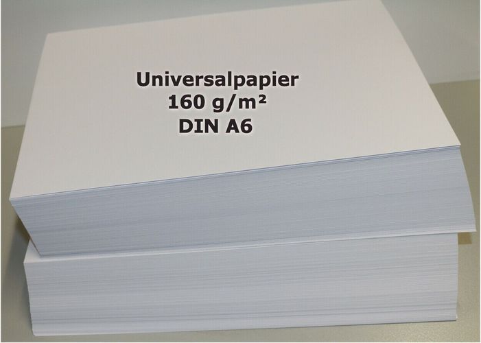 Multifunktionspapier Universalpapier Kopierpapier160g,DIN A2,A3,A4,A5,A6,A7,lang 