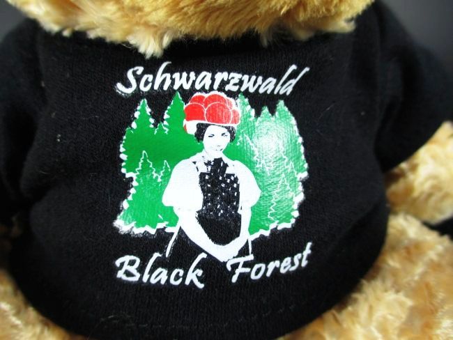 Schwarzwald Plüschbär Teddybär Black Forest,Souvenir Germany,20 cm,Neu 
