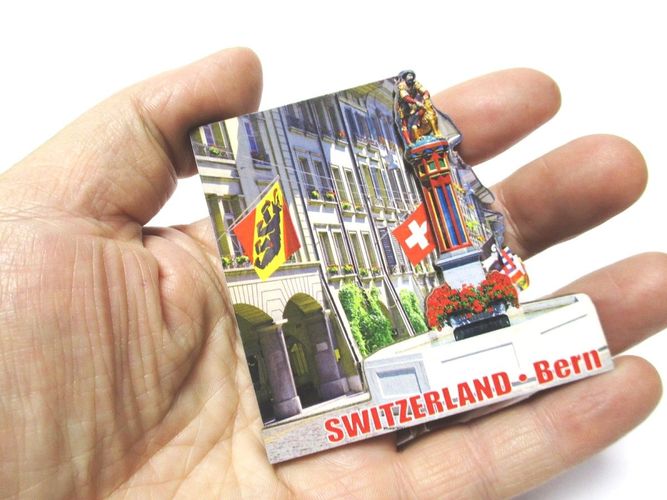 Bern Holz Souvenir Magnet Schweiz Switzerland Neu 