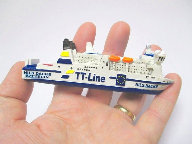 Schiffsmodell MS Nils Dacke Miniatur Schiff Fähre TTLine 