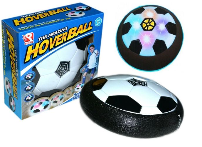 NEU Air Soccer Fussball LED Fußball Spielzeug Indoor Spiel Power Luft Luftkissen 