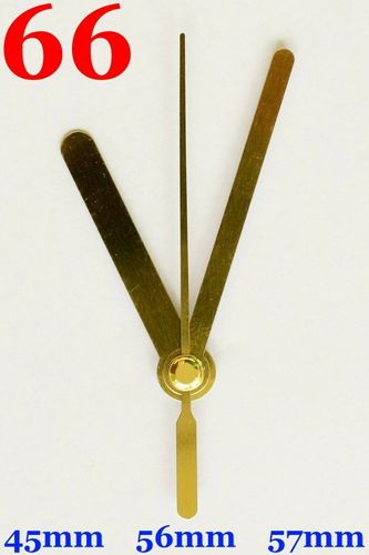 Quarz-Pendel-Uhrwerk Pendeluhrwerk Pendel Uhrzeiger Satz Gold 73 mm ✔65 