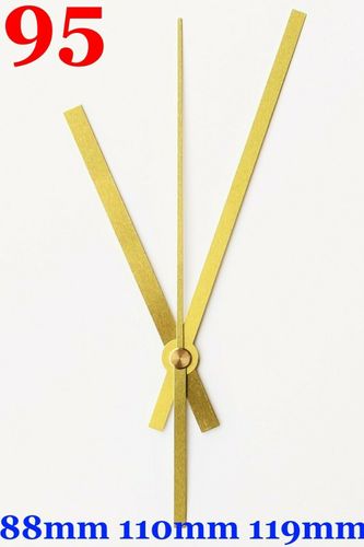 Quarz-Pendel-Uhrwerk Pendeluhrwerk Pendel Uhrzeiger Satz Silber 95mm ✔102 