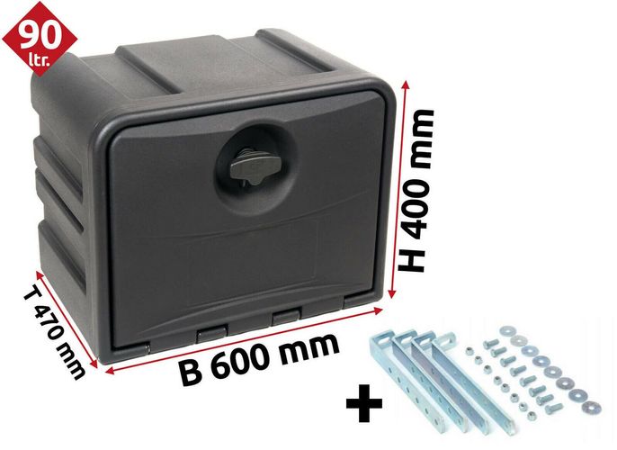 LKW Staukasten Staubox aus Kunststoff 600x400x470 mm Copar Magic Box 170364 