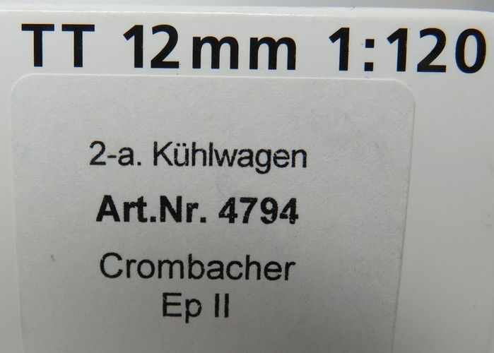 Bierwagen Crombacher-Has Brauerei,Ep.II,TT,1:120,PSK Modelbouw,4794,NEU,OVP 
