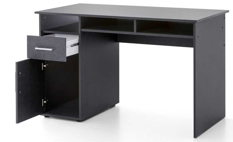 3866 Büro-Schreibtisch Arbeitstisch PC-Tisch grafit anthrazit