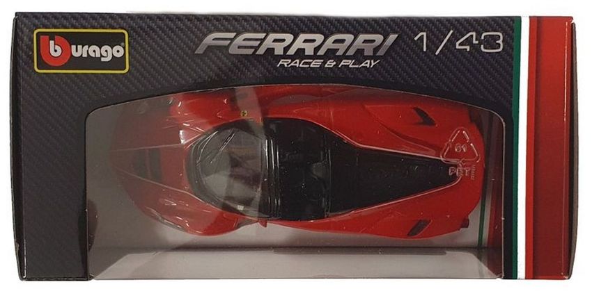 Bburago Ferrari Race & Play Modellauto LaFerrari Aperta 1:43 Spielzeugauto Auto 