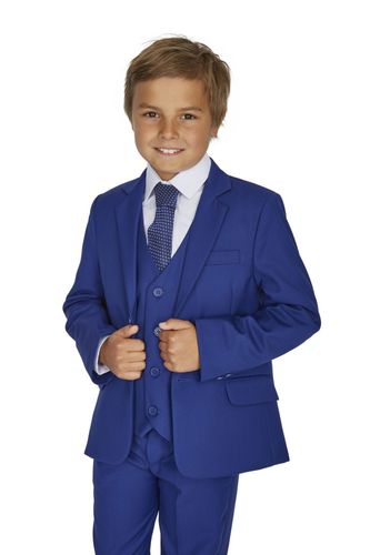 blau Festiger Jungen Anzug Kinderanzug Babyanzug 4tlg 