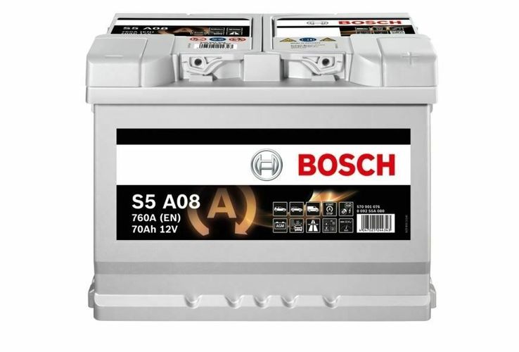 BOSCH 0092 S5A 080 AGM Start-Stop 12V/70Ah 760A Starterbatterie