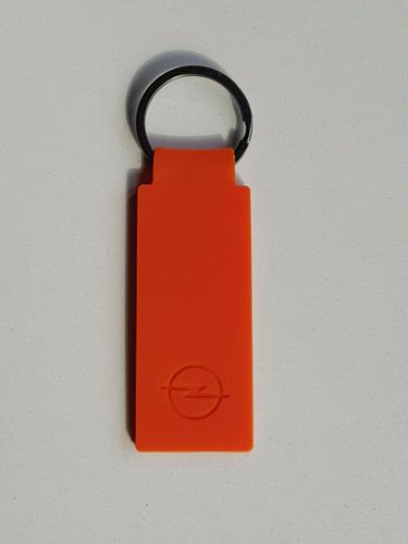 Opel Corsa Schlüsselanhänger Schlüssel Anhänger Orange 11413