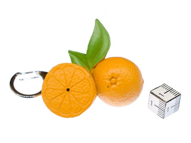 Orange Schlüsselanhänger Miniblings Obst Frucht Früchte Schlüsselring  Anhänger kaufen bei  - Material Kunststoff