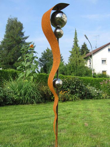 versch Gartendeko Skulptur Edelrost Rost Edelstahl Stele Metall Stelen TOP!! 