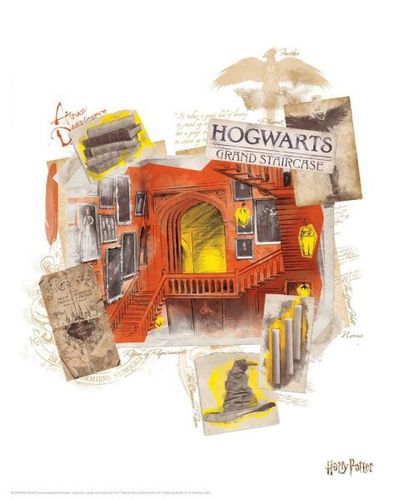 Harry Potter 36 x 28 cm Kunstdruck Nockturngasse 
