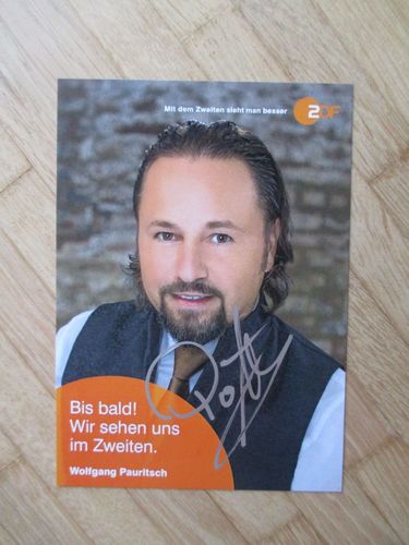 Wolfgang Pauritsch Autogramm Bares für Rares 