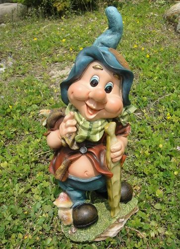 Design Zwerg 44 cm Hoch NF 11050-2 Deko Garten Gartenzwerg Figuren Dekoration 