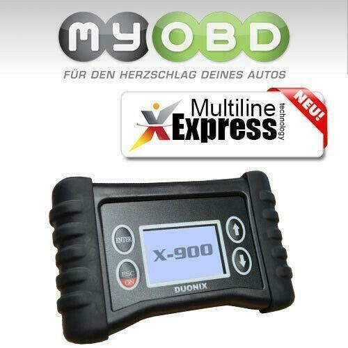 Duonix X-900 Diagnose Scanner Tester ABS Airbag Service Bremse Öl Klima DEUTSCH 