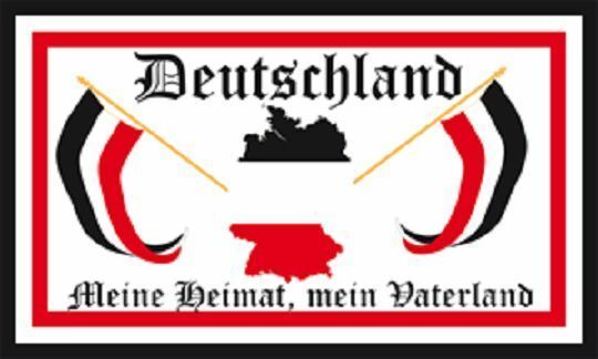 Fahne Flagge Deutschland meine Heimat Mein Vaterland 90 x 150 cm 