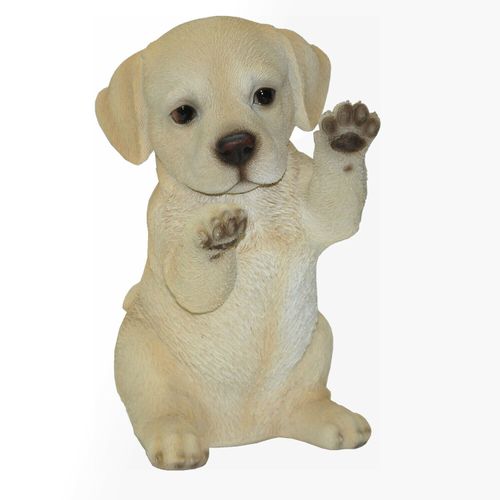 Gartenfigur Deko Figur Hund / spielender