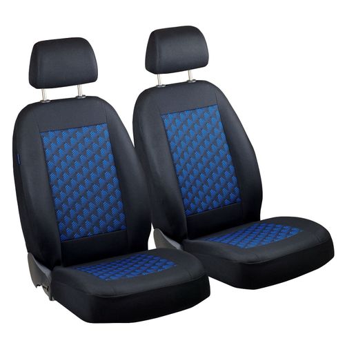 Schwarz-Blau Effekt 3D Sitzbezüge für RENAULT MEGANE Autositzbezug Komplett 