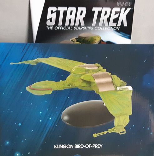 Star Trek Klingonischer Bird-of-Prey Raumschiff Classic 22-cm EAGLEMOSS Magazi 