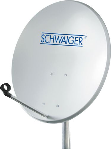 SCHWAIGER Satelliten Schüssel 55cm Sat Spiegel Antenne digital hdtv hd 4k Stahl 