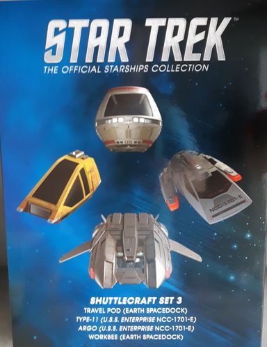 Star Trek Shuttle Set #3-4 Stück Metall Modell Star Trek Eaglemoss neu ovp. 