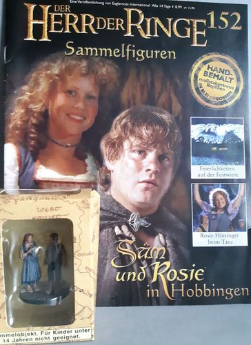 Herr der Ringe-Figur +Heft Sam und Rosie in Hobbingen Nr. 152 