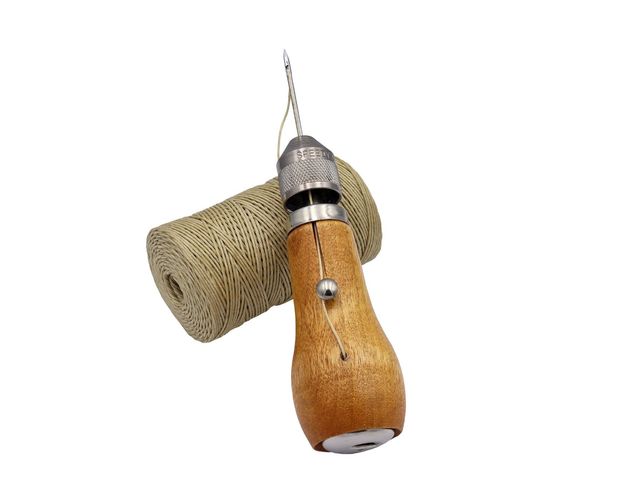 Lederreparatur Handnähahle Nähahle Speedy Stitcher mit Holzgriff Segel Sattel 