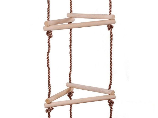 Seil Kletterseil Seilleiter Strickleiter 5-Holzsprossen Zubehör 