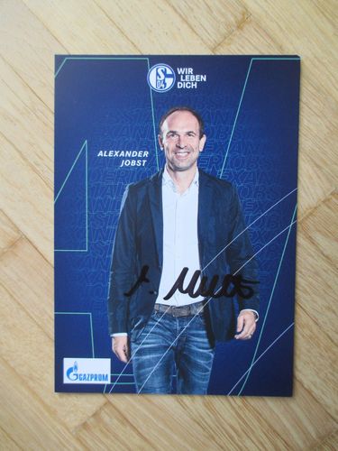 Autogramm - 2017/2018 Alexander Jobst nicht im Kaufsatz FC Schalke 04 